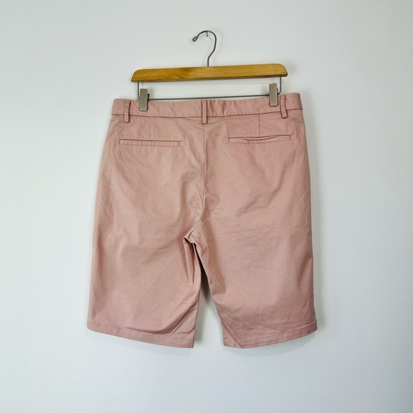 Spoke Build A Pale Pink Causal Classic Cotton Tailored Fit Shorts UK 32 - Picture 8 of 12